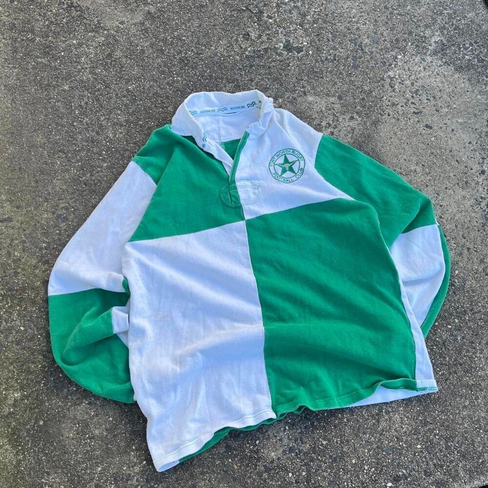 Vintage Maxmore Football Club Rugby Colorblock Shirt